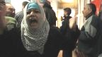 Crying woman in Homs - 6 February