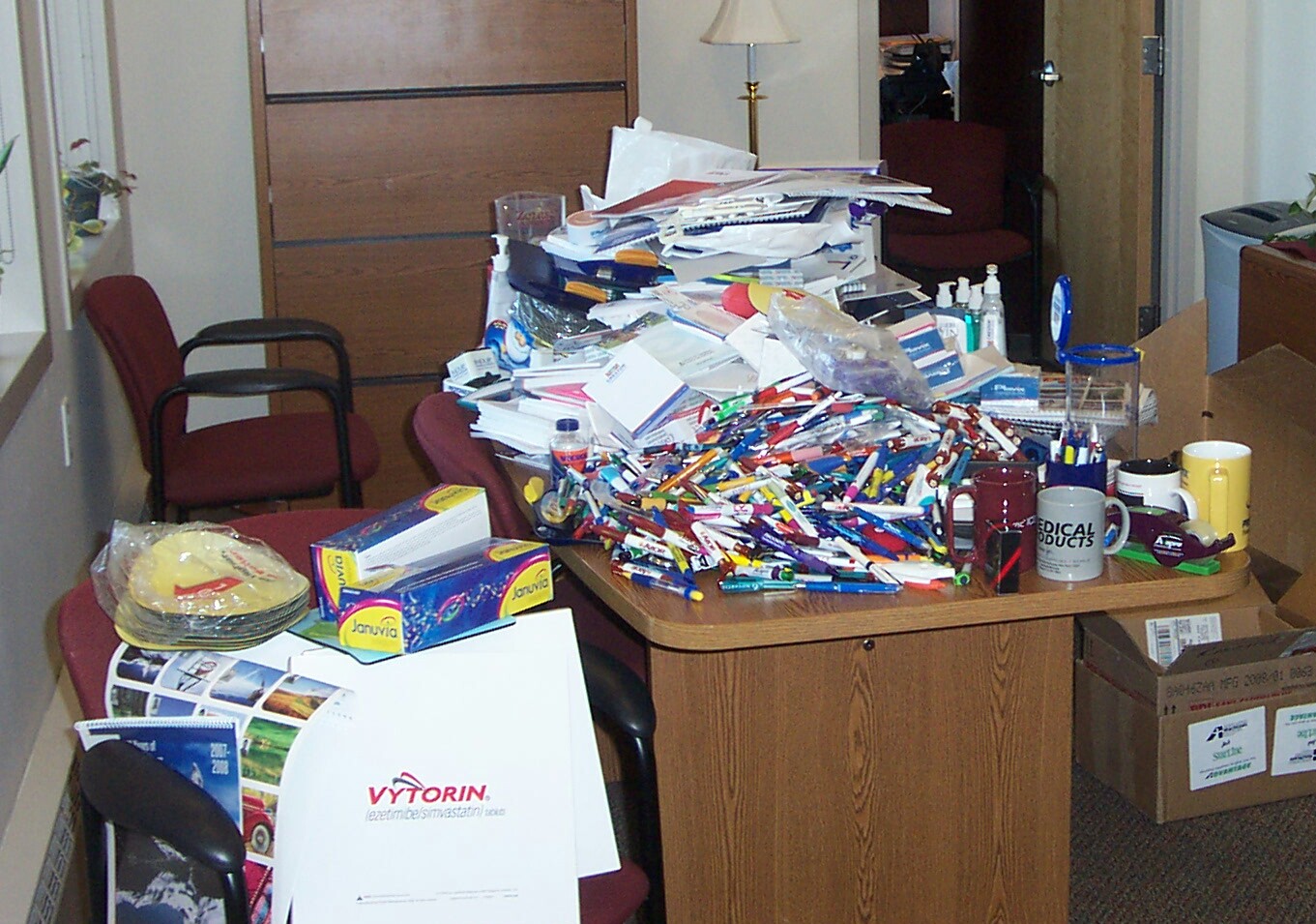 Ben Schaefer, a cardiologist in Maine, rid his practice of pharmacy freebies last summer, before drug companies voluntarily banned them.