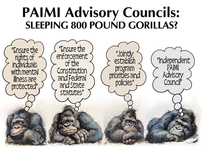 Sleeping PAIMI Advisory Council Gorillas by Bob Parsons